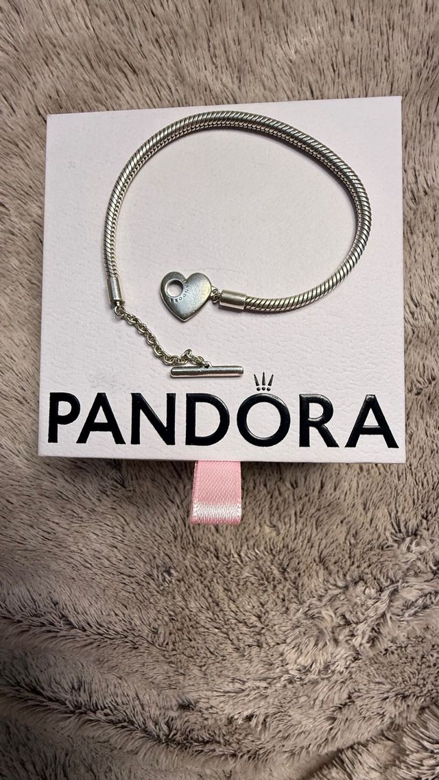 Pulsera Pandora Corazón Plata