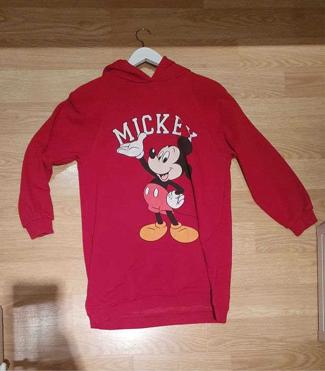 Vestido sudadera Mickey Mouse rojo