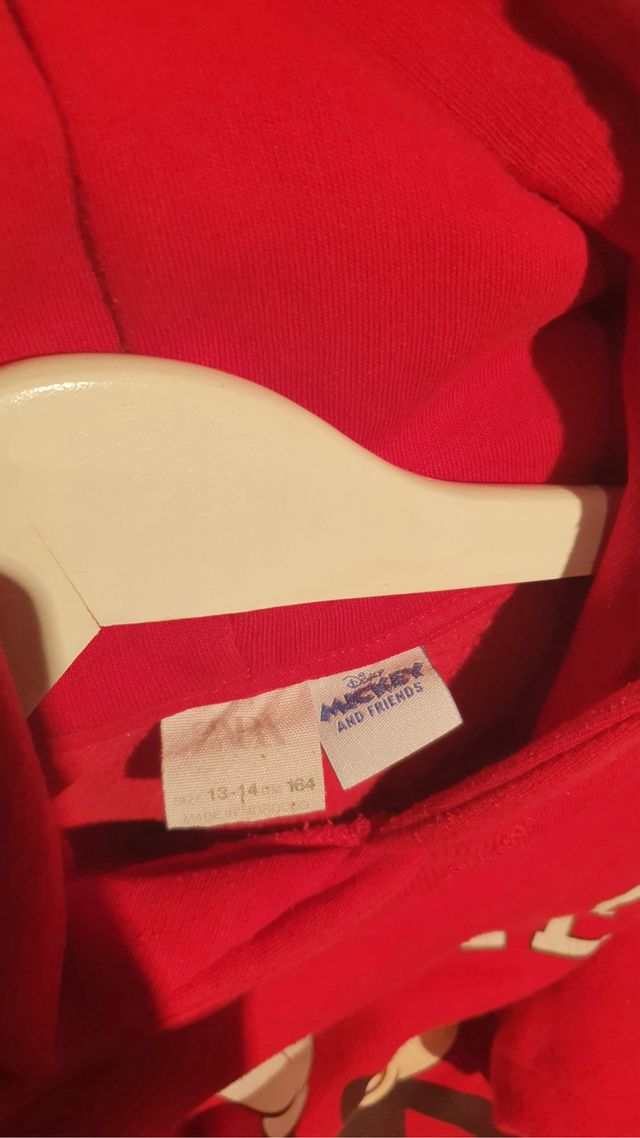 Vestido sudadera Mickey Mouse rojo