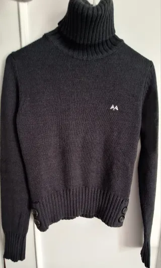 Jersey Burberry Cuello Alto Gris