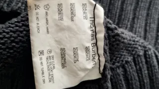 Jersey Burberry Cuello Alto Gris