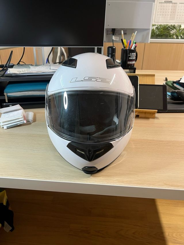 Casco LS2 Blanco Integral talla S