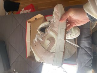 Zapatillas Nike Dunk Beige y Rosa