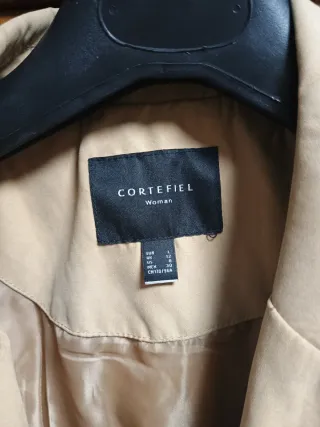 Gabardina Cortefiel Beige