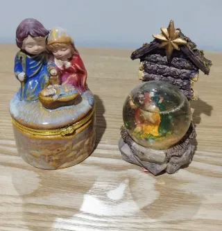 Figuras de Navidad Cerámica y Cristal