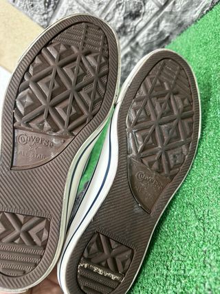 Converse All Star grigie pizzo 38