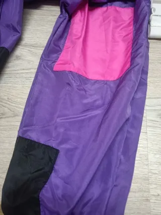 Disfraz snowboarder, mono retro, traje talla S