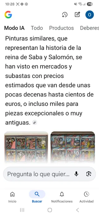 Cuadro motivo religioso, artista desconocido.