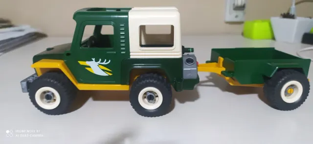 Playmobil Safari Coche con Remolque y Figuras