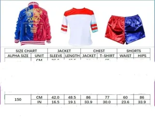 Quinn - Disfraz de Suicide Squad Cosplay