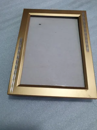 Portarretratos metálico 13x18 cm