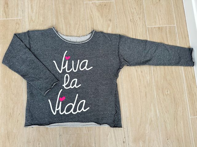 Sudadera gris Viva la Vida de la marca Aire Retro