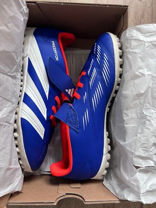 Botas Fútbol Adidas Predator Azul/Naranja