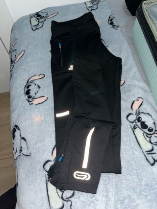 Pantalones térmicos Kalenji negros