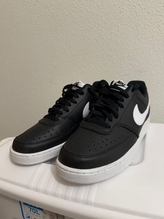 Zapatillas Nike Court Vision Low Negras