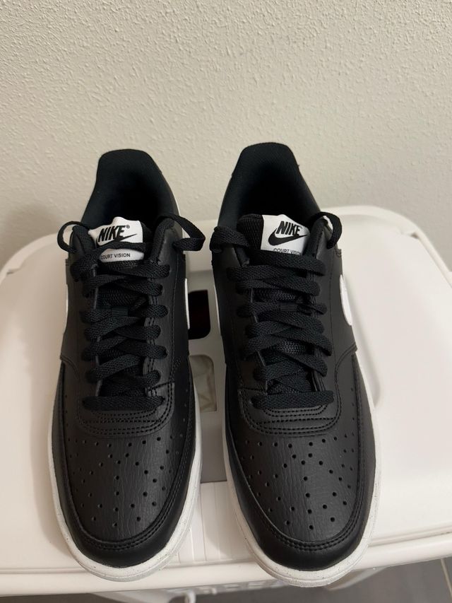 Zapatillas Nike Court Vision Low Negras