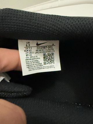 Zapatillas Nike Court Vision Low Negras