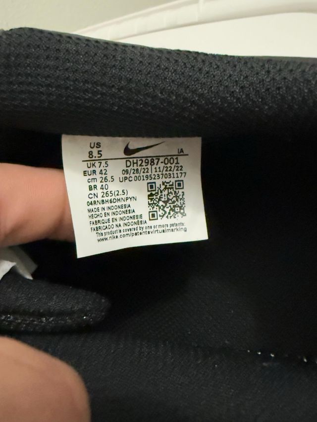 Zapatillas Nike Court Vision Low Negras