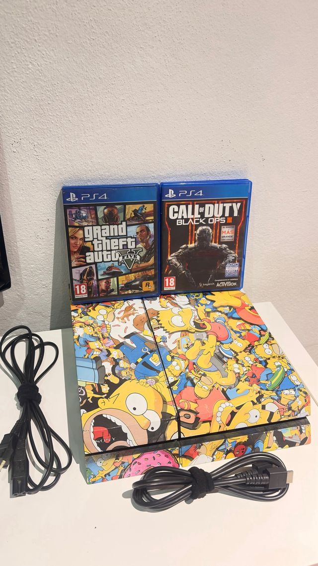 PS4 + GTA V y Call of Duty Black Ops 3