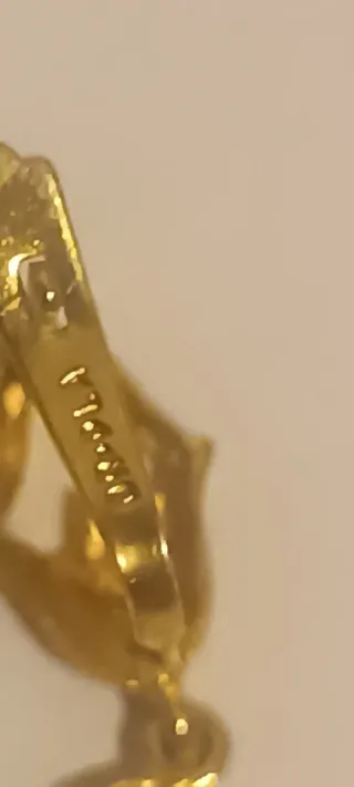 Pendientes oro y plata cierre catalán