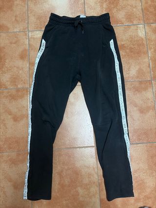 Pantalón Chandal Negro con Logo