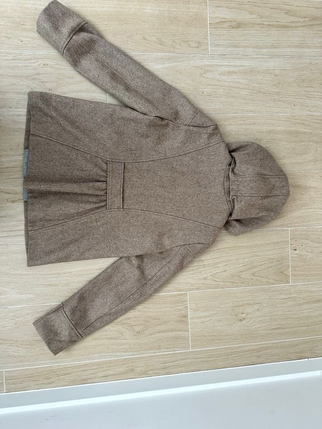 Abrigo Naf Naf Beige con Capucha