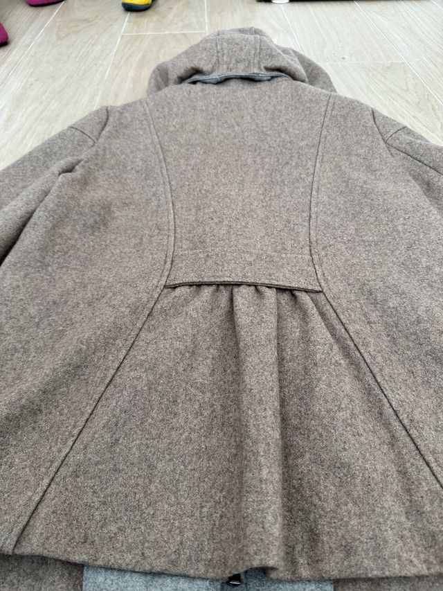 Abrigo Naf Naf Beige con Capucha