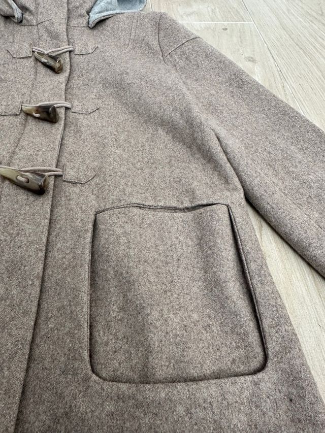 Abrigo Naf Naf Beige con Capucha