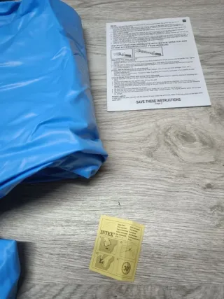 Intex - Piscina Hinchable 3 Aros Azul 147x33 cm