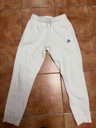 Pantalón chándal Adidas blanco