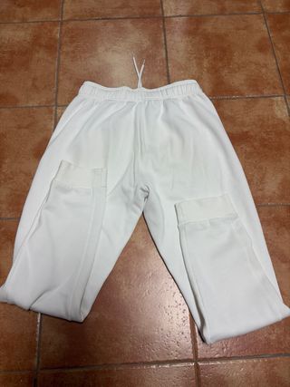 Pantalón chándal Adidas blanco