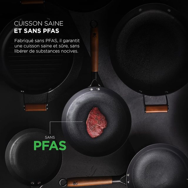 MasterPro Odín - Juego Sartenes 20, 24, 28cm