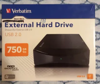Hard Disk Esterno Verbatim 750GB USB 2.0