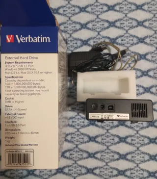 Hard Disk Esterno Verbatim 750GB USB 2.0