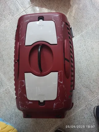 Trasportino Cane/Gatto Grigio/Rosso