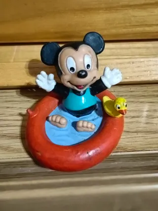 Figura Mickey Mouse Bañera Patito