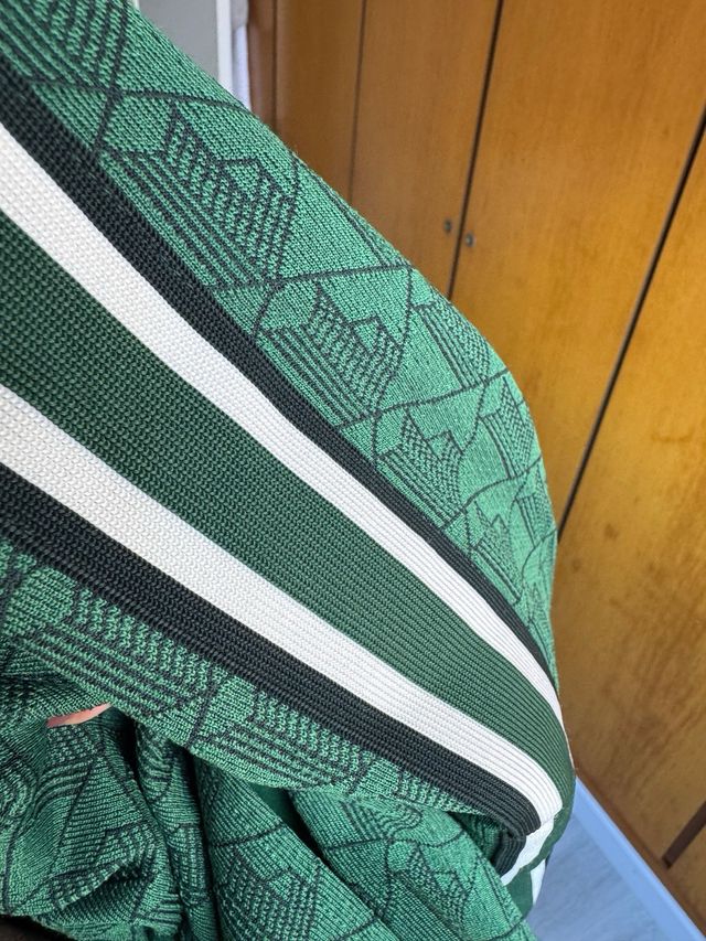 Sudadera Lacoste Verde Monograma Talla M/40