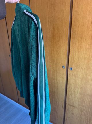 Sudadera Lacoste Verde Monograma Talla M/40