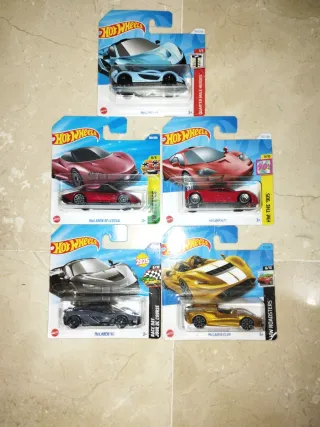 Hot Wheels 5 autos McLaren