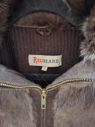 Chaqueta piel conejo y lana