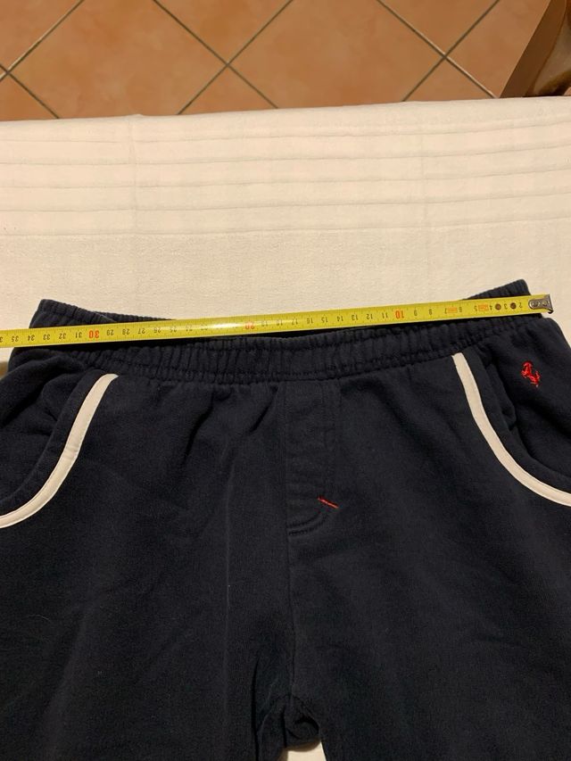 Pantaloni tuta Ferrari blu unisex 13/14 anni