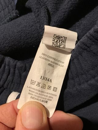 Pantaloni tuta Ferrari blu unisex 13/14 anni