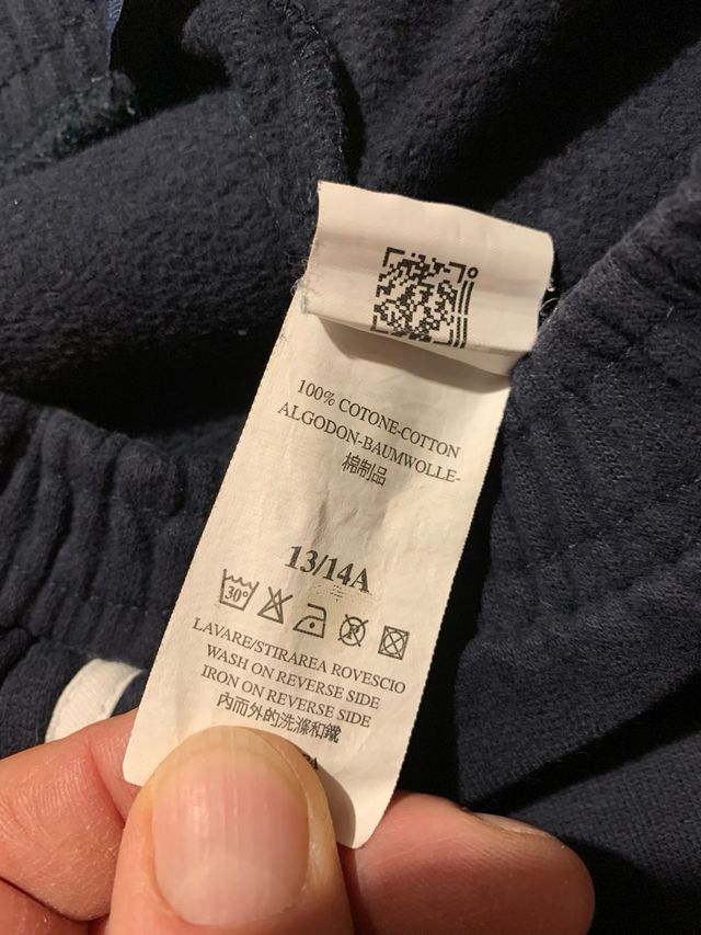 Pantaloni tuta Ferrari blu unisex 13/14 anni