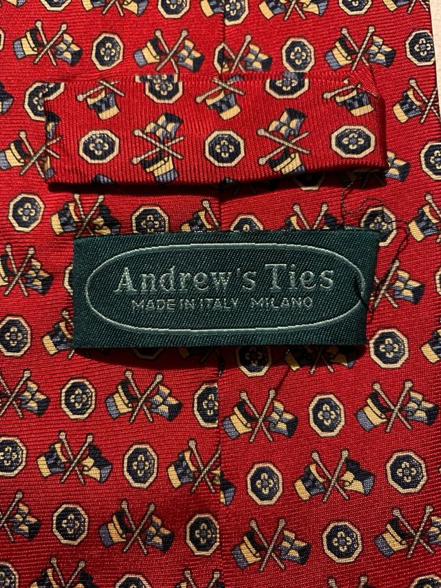 Tre cravatte in pura seta vintage