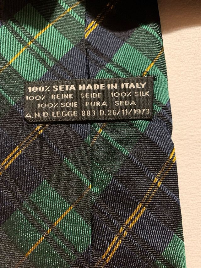 Tre cravatte in pura seta vintage