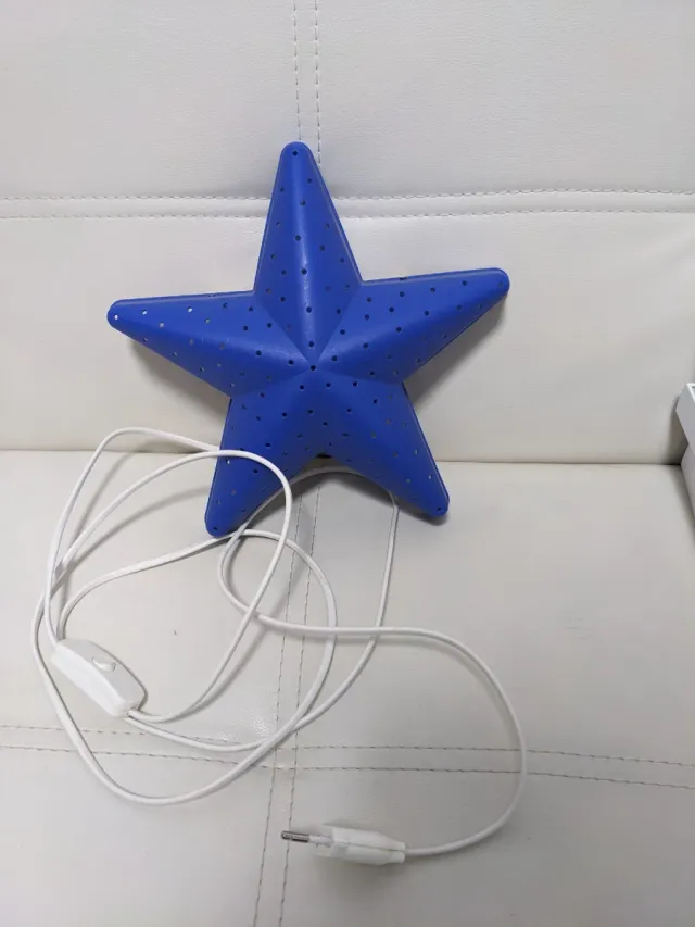 Lámpara Estrella Azul Infantil Ikea