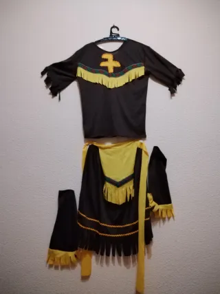 Disfraz India marrón Talla M-L