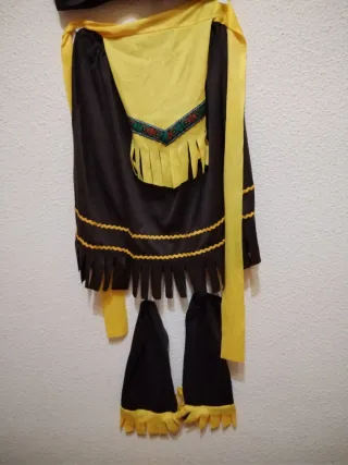 Disfraz India marrón Talla M-L