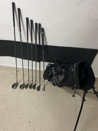 Medio juego palos golf señora principiante
