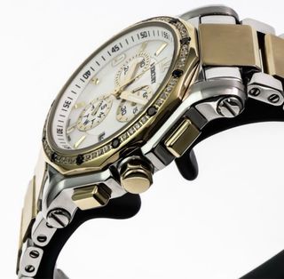 Reloj Mercury Oro y Plata con Diamantes